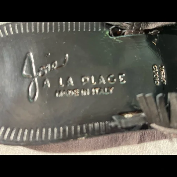 JOIE a la plage Made in Italy. Cute black leather sandals. With silver studs 39 - Picture 8 of 10